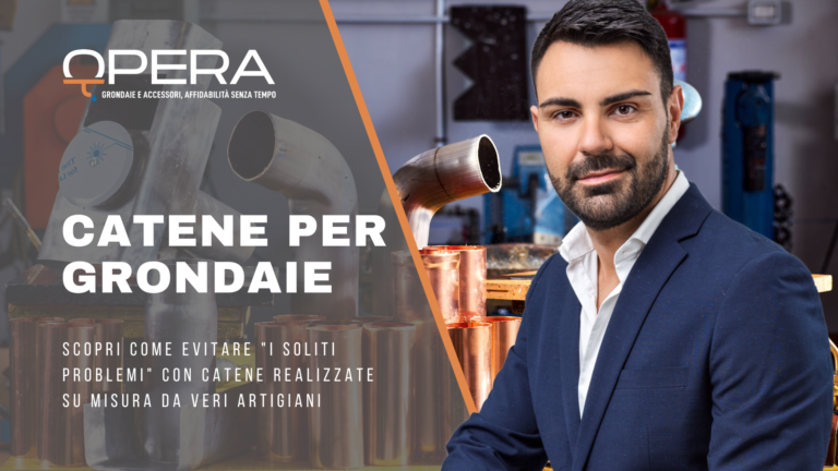 Catene per grondaie e accessori lattoneria Roma | Opera Lattoneria