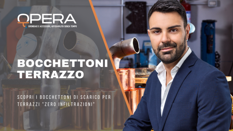Bocchettoni di scarico per terrazzi Roma _ Opera Lattoneria