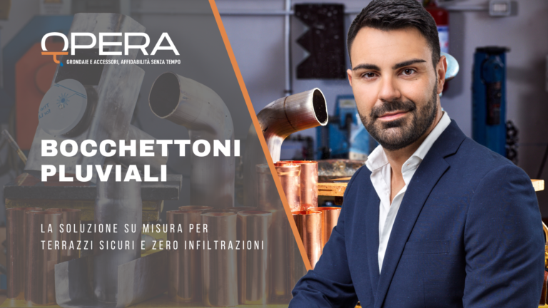 Bocchettoni pluviali su misura per terrazzi sicuri _ Opera Lattoneria Roma