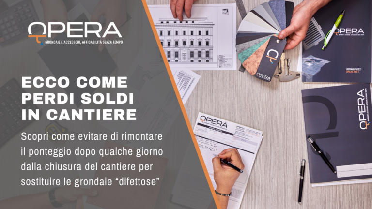 Sostituzione grondaie scadenti e difettose a Roma: ci pensa Opera!